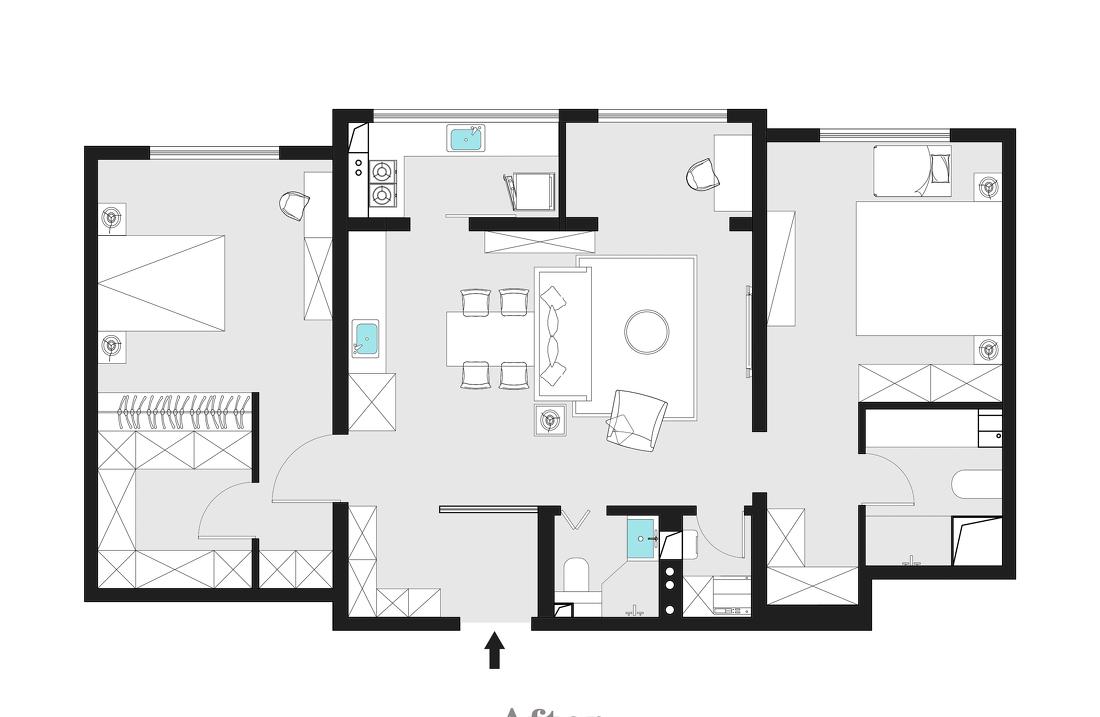 轻奢港风平层设计-87