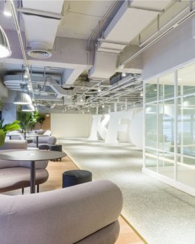 成都 KFC Huada Mall 书店式快餐空间丨中国成都丨LINEWORKS