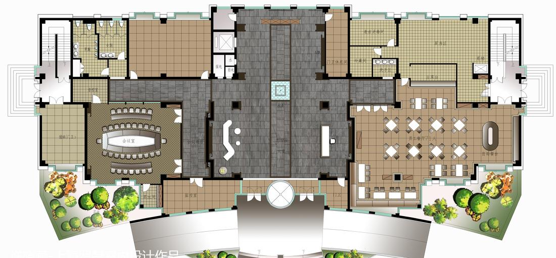 上海寅康实业投资办公楼设计-12
