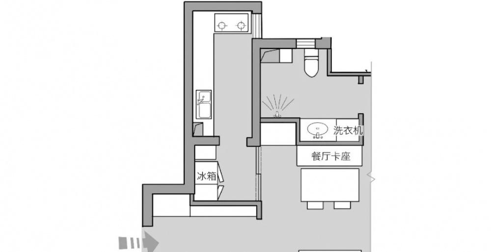 玖雅丨“凹”型墙破局绝招，小户型大变身-7