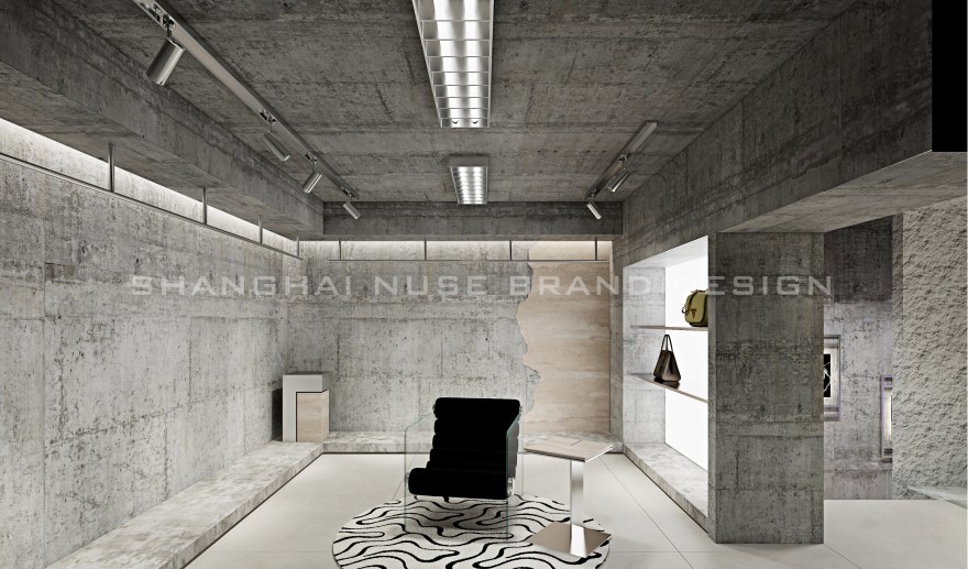 水泥和金属打造潮牌店?让 “叛逆” 与 “高级” 共存-37