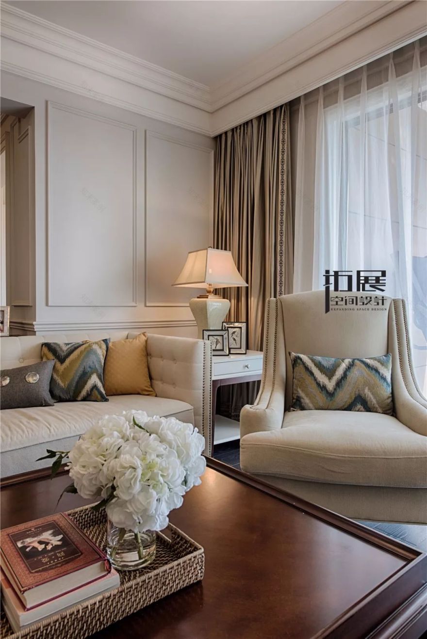 春风与湖 — 114㎡美式新古典,春风十里-17