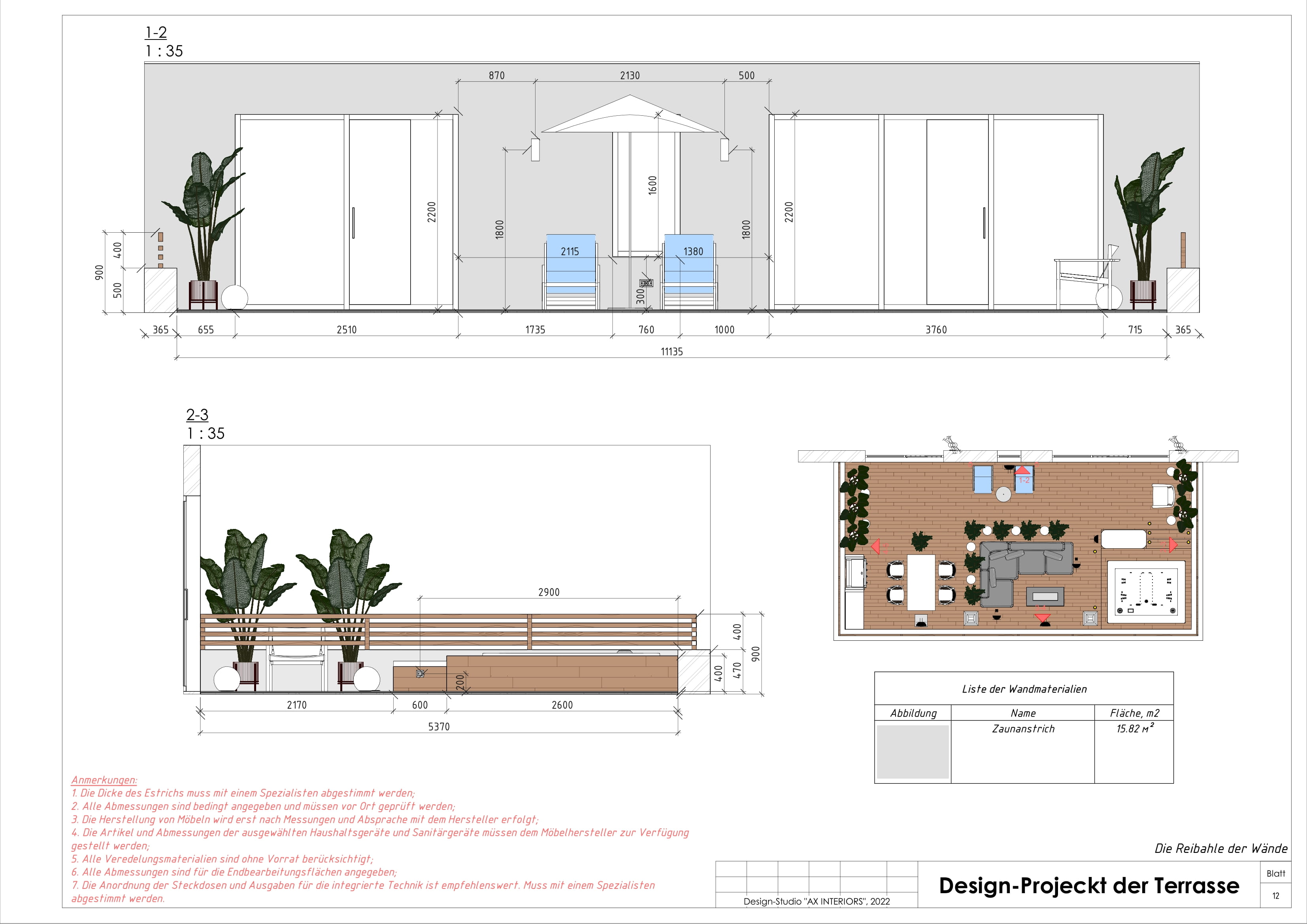 Drawings of an apartment in Germany-42