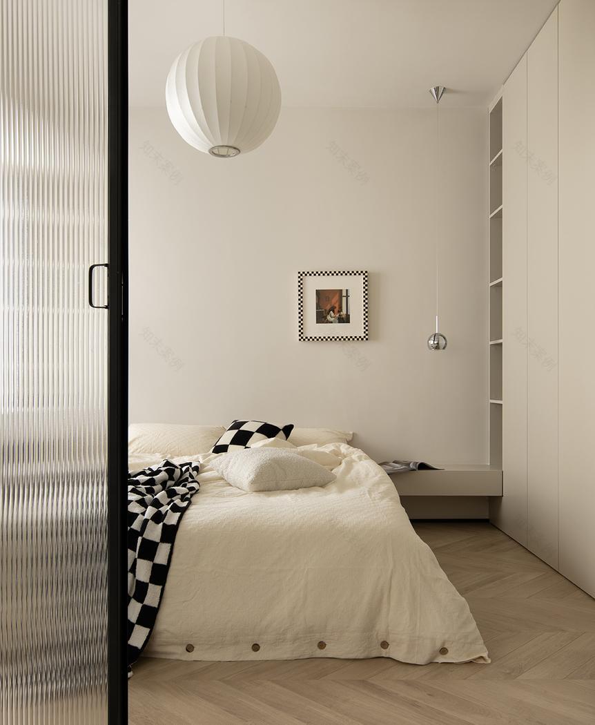 独居女生的奶油色单身公寓-47