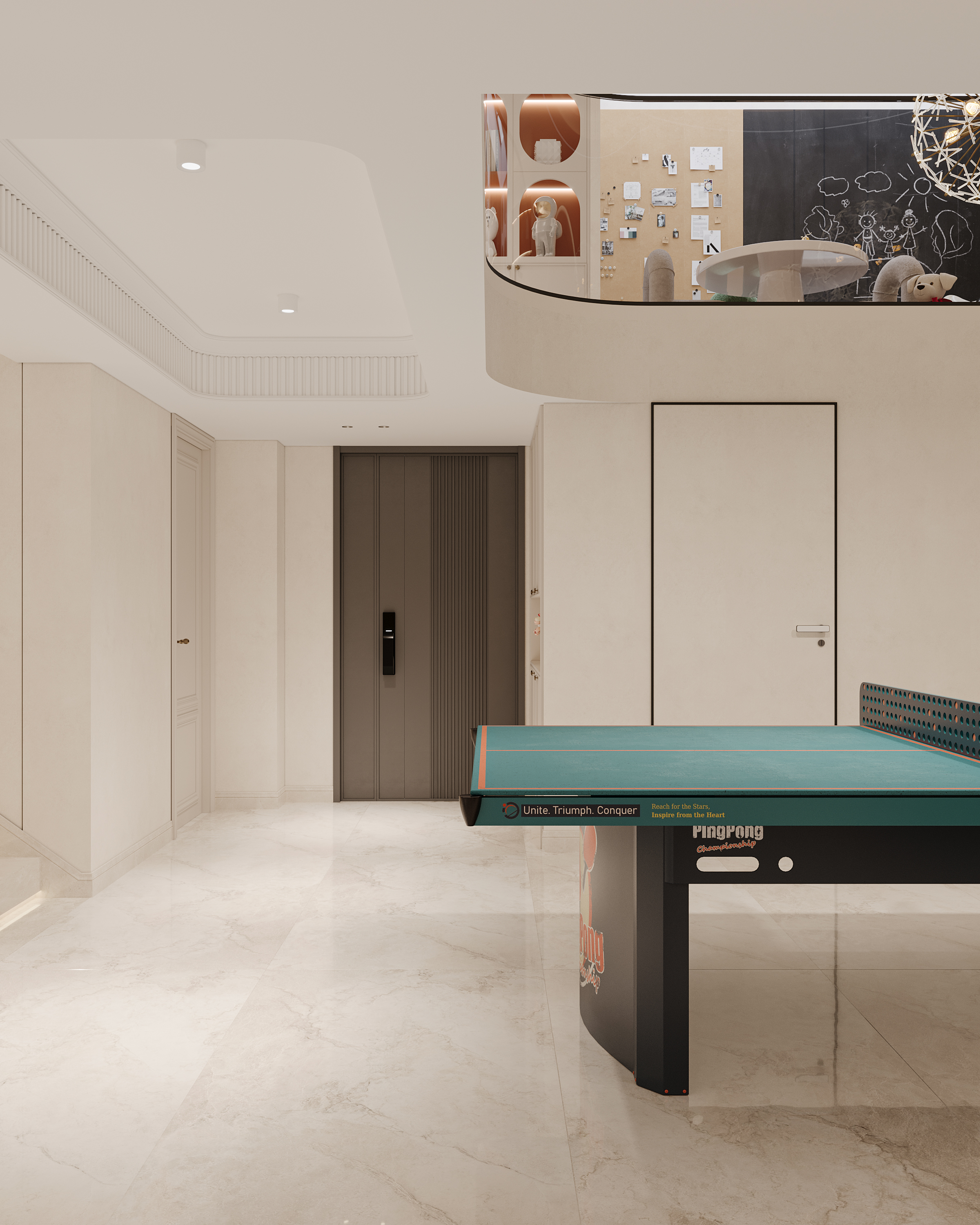 「流动的浪漫」法式轻奢私宅-22