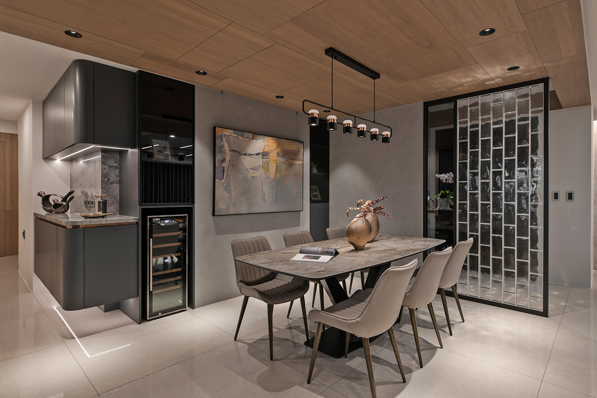 家装设计案例鉴赏——现代简约风度假感三居室-14