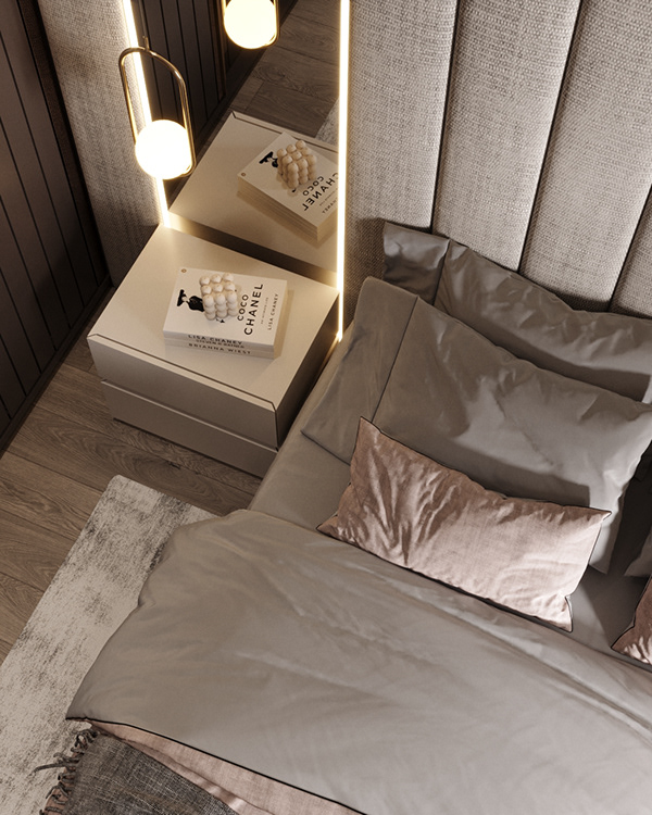 暖棕色系公寓设计 超有质感！-10