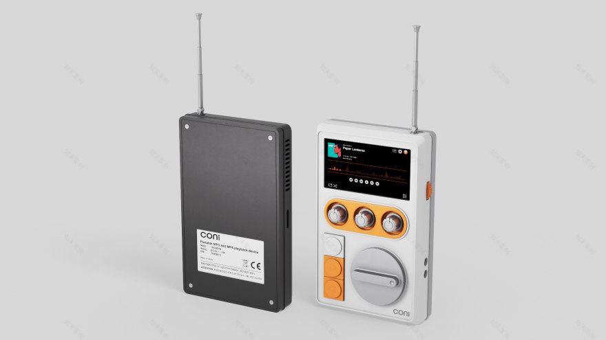 音乐播放器3D产品动画丨Marek Słota-8