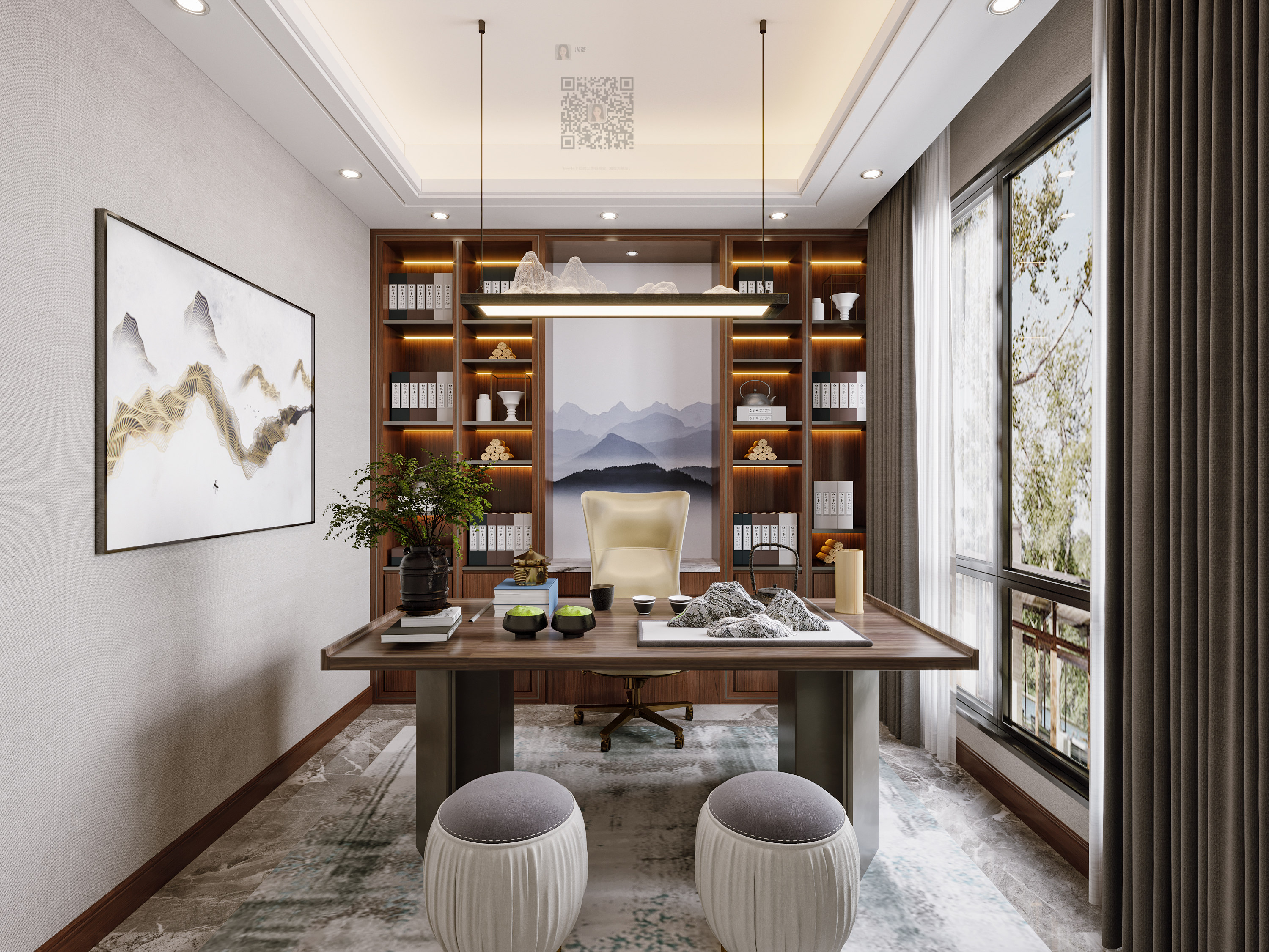 这样的新中式别墅设计，真的超美！-1