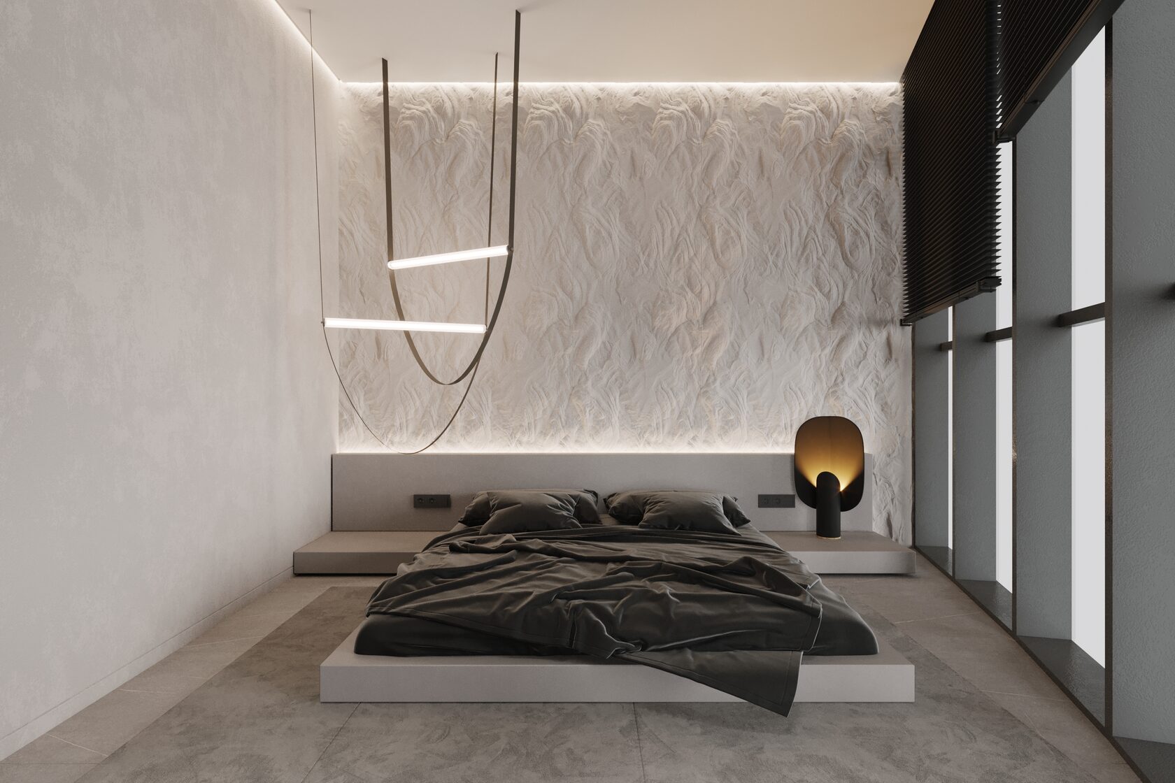 86㎡中性色系公寓设计 既高级又优雅！-11