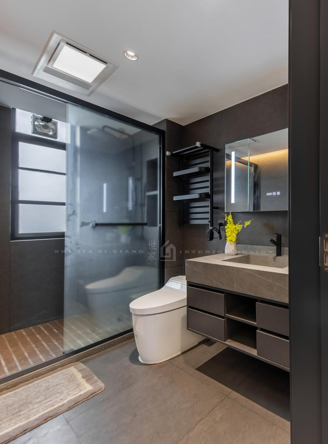 现代轻奢四居室装修设计-60