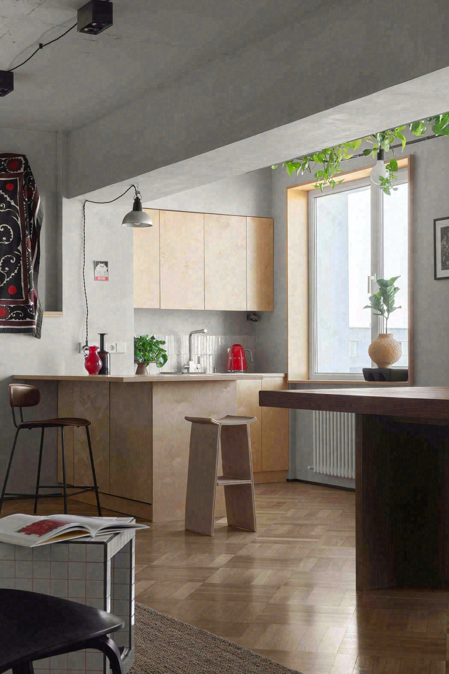 图列巴耶娃公寓丨哈萨克斯坦阿拉木图丨Viktoriya Azerbaeva-5