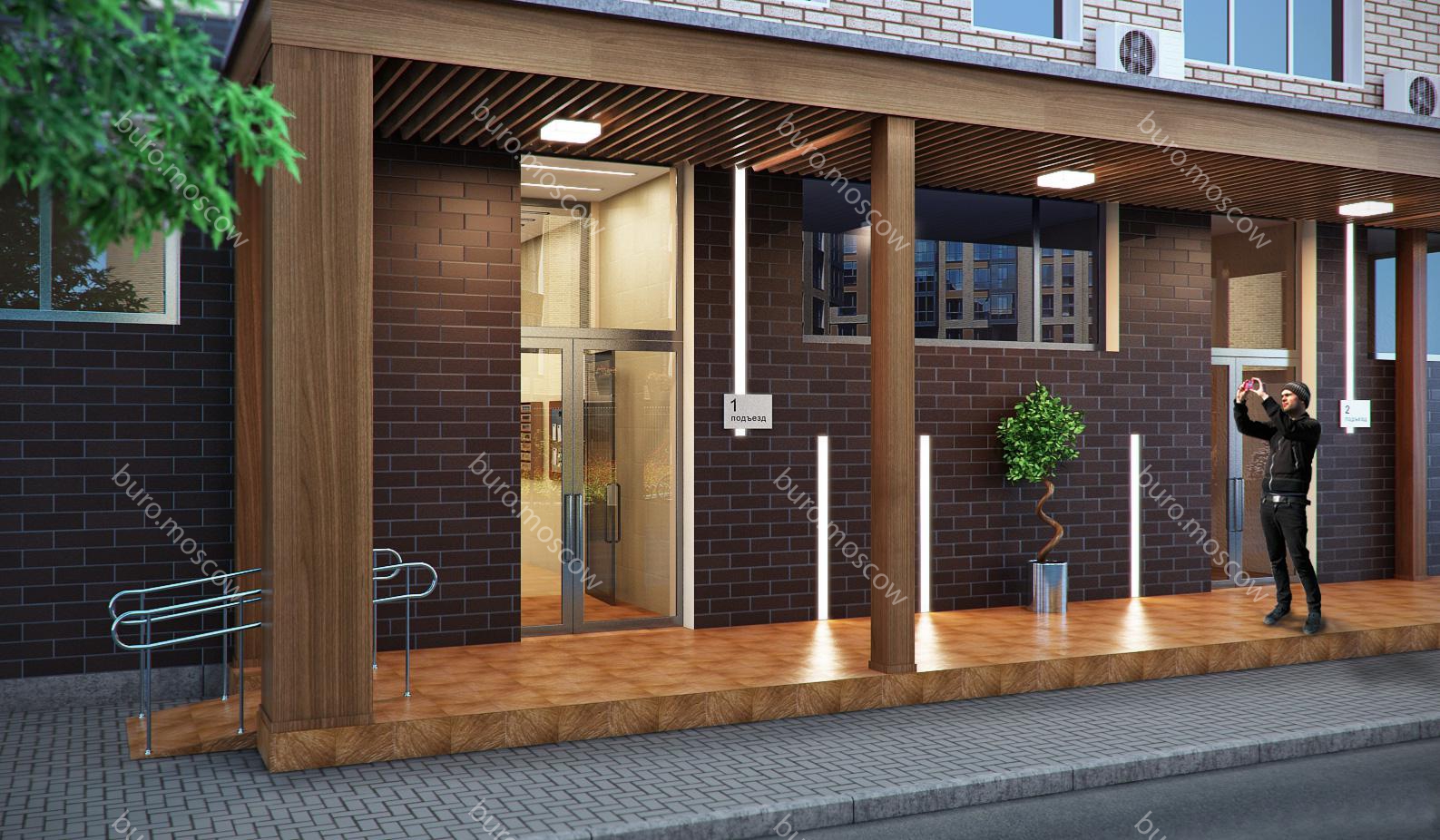 Дизайн проект лобби, вестибюлей и мест общественного пользования от Атриком-7