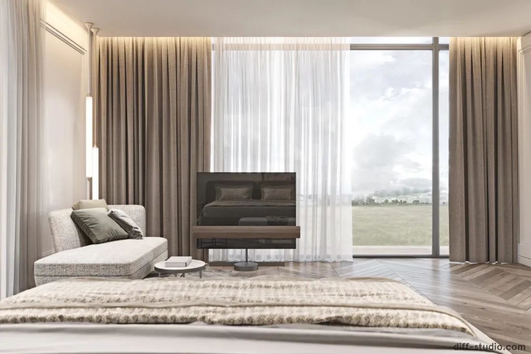 乌克兰基辅 1600㎡新古典奢华大宅丨Diff.Studio-69