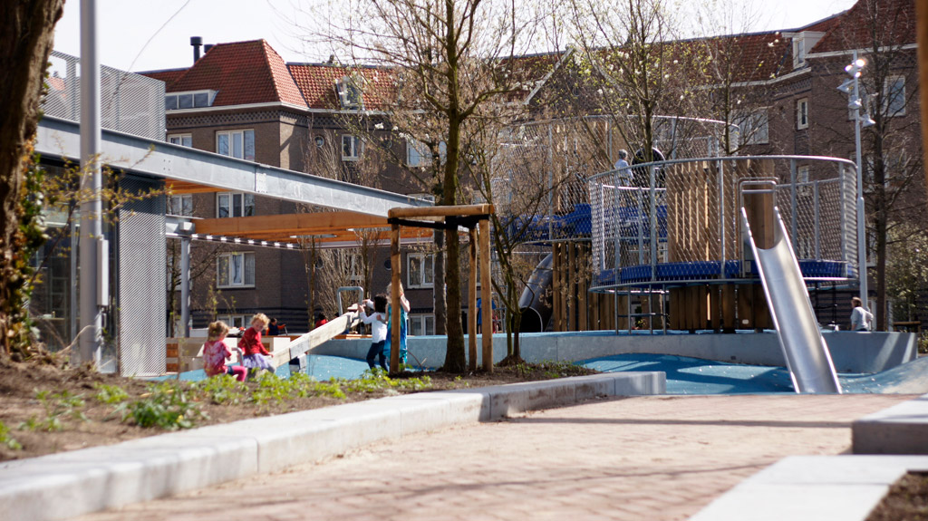 阿姆斯特丹 van Beuningenplein 公园化停车场设计-4