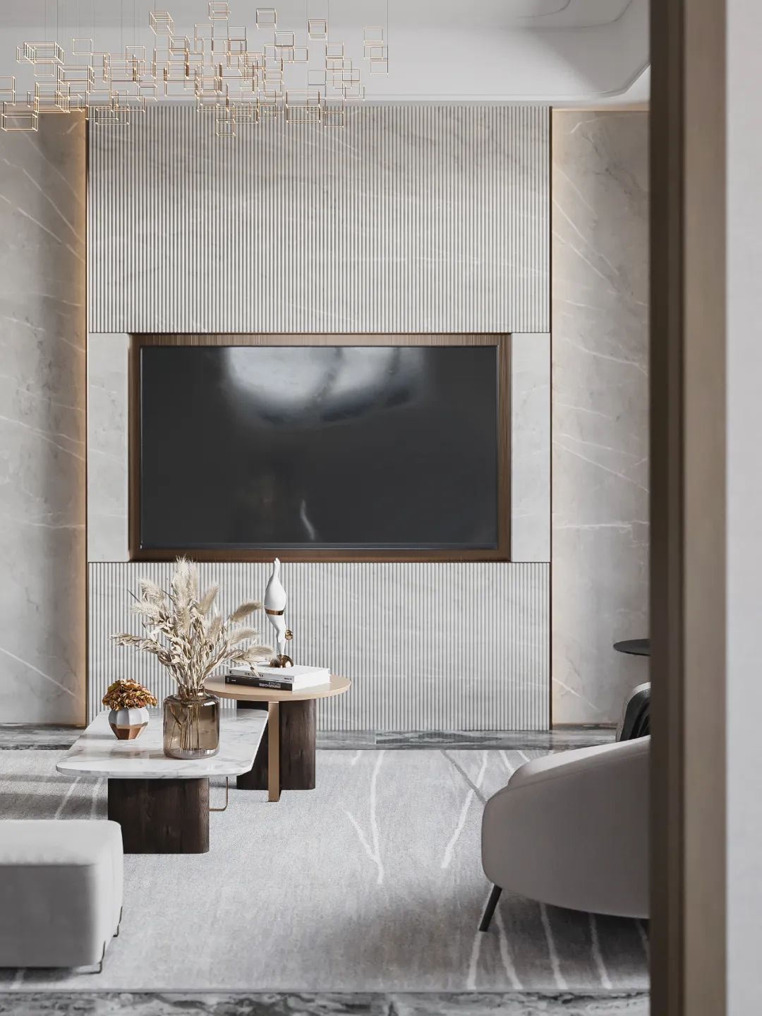 现代轻奢“大树装饰”案例解析-7