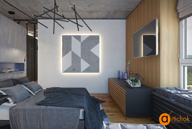 Бетон, контейнер, желтый, лофт - Art-i-chok-27