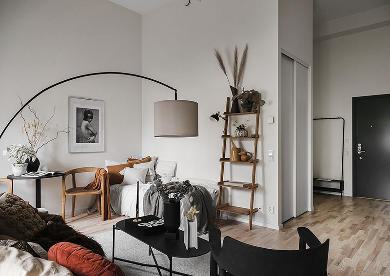 斯德哥尔摩 35 平米小公寓的巧妙设计-6