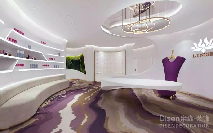 《聆荷女子会所》-帝森装饰会所设计案例-17