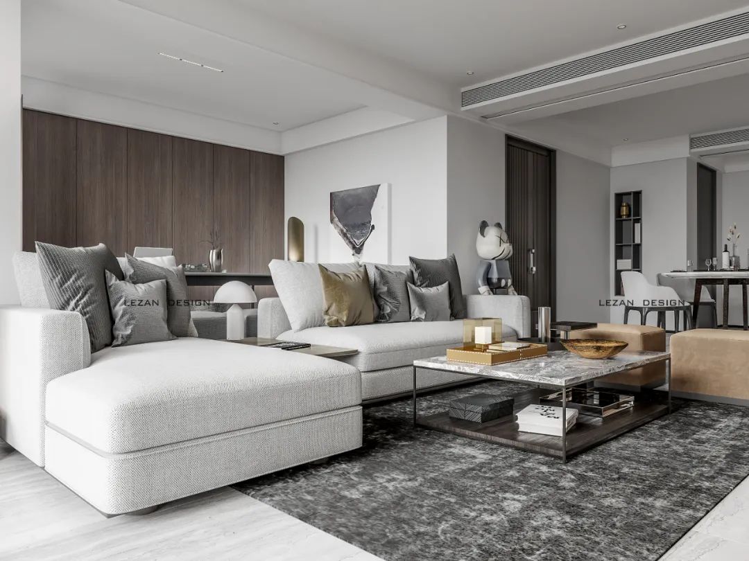 现代质感都市调性丨宁波市乐赞室内装饰设计有限公司-3