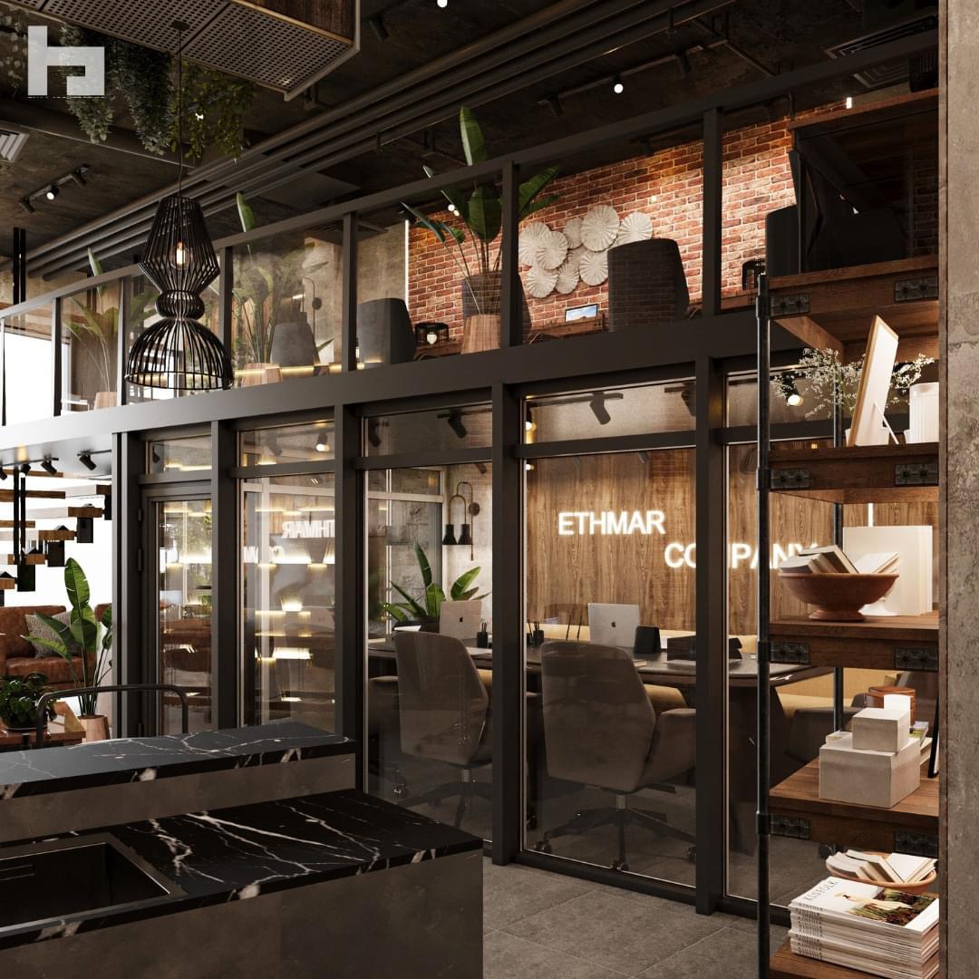 Industrial administration company and cafe-3