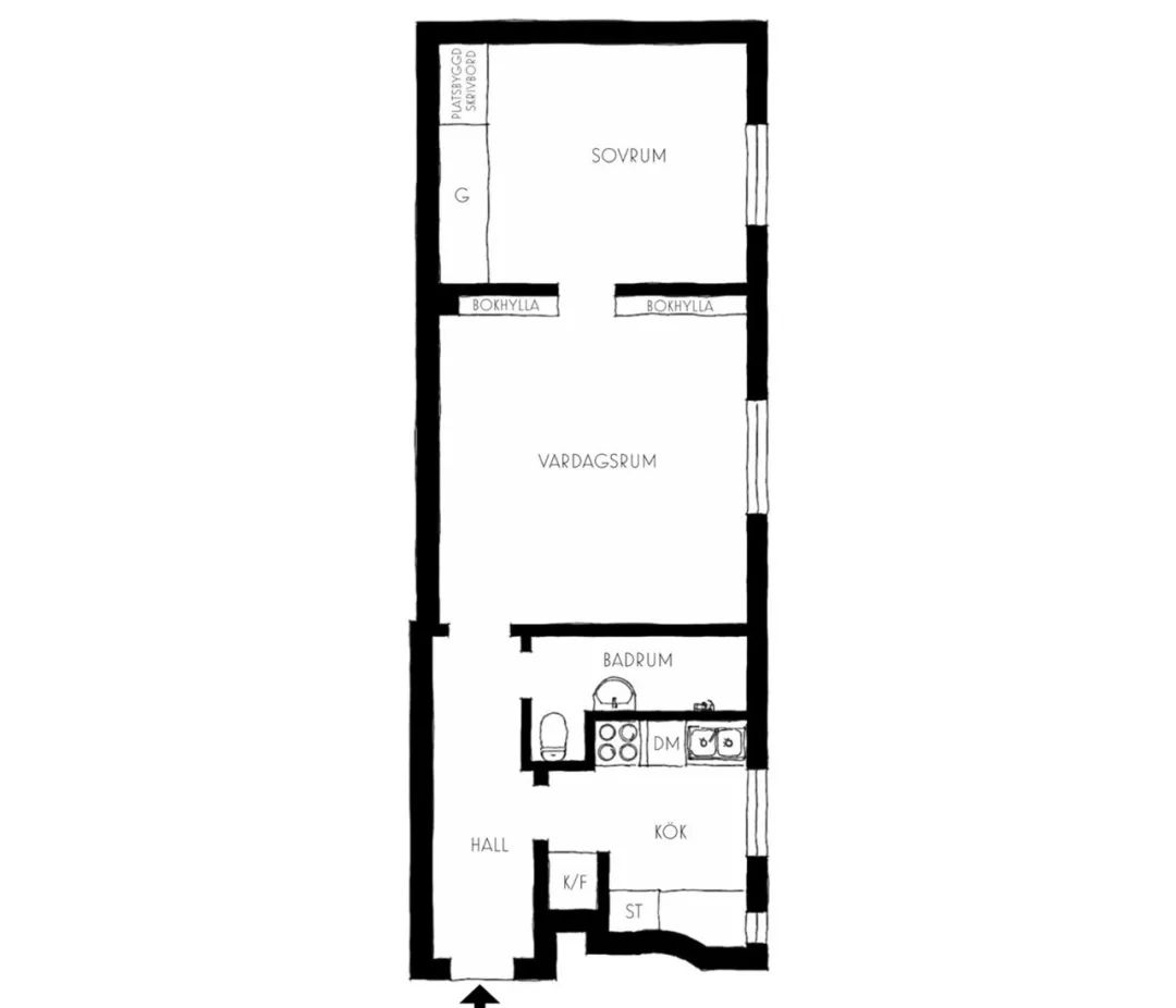 46㎡一室小公寓，素净温馨，一个人生活太幸福了！-22