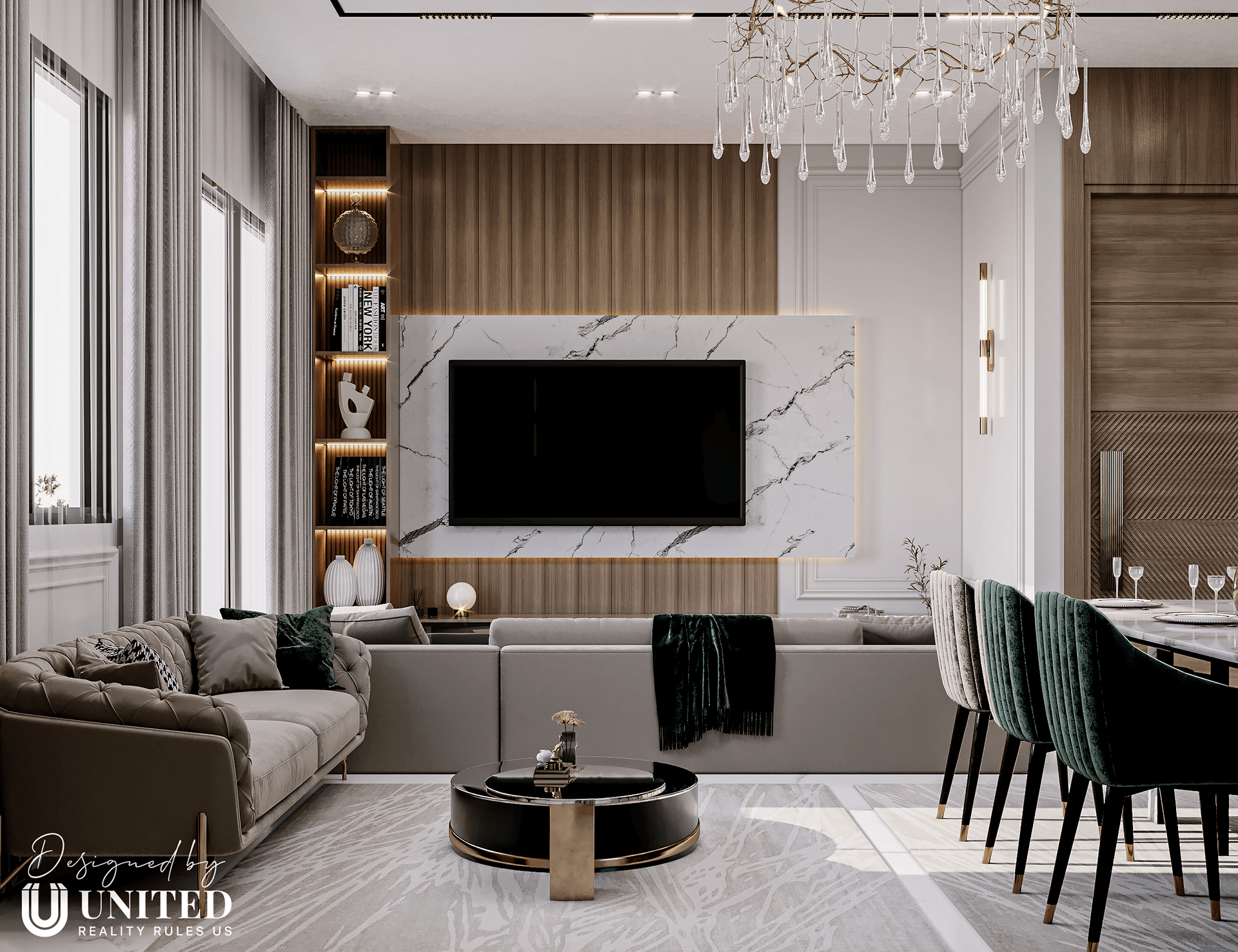 Neoclassic Apartment 室内设计丨埃及-13