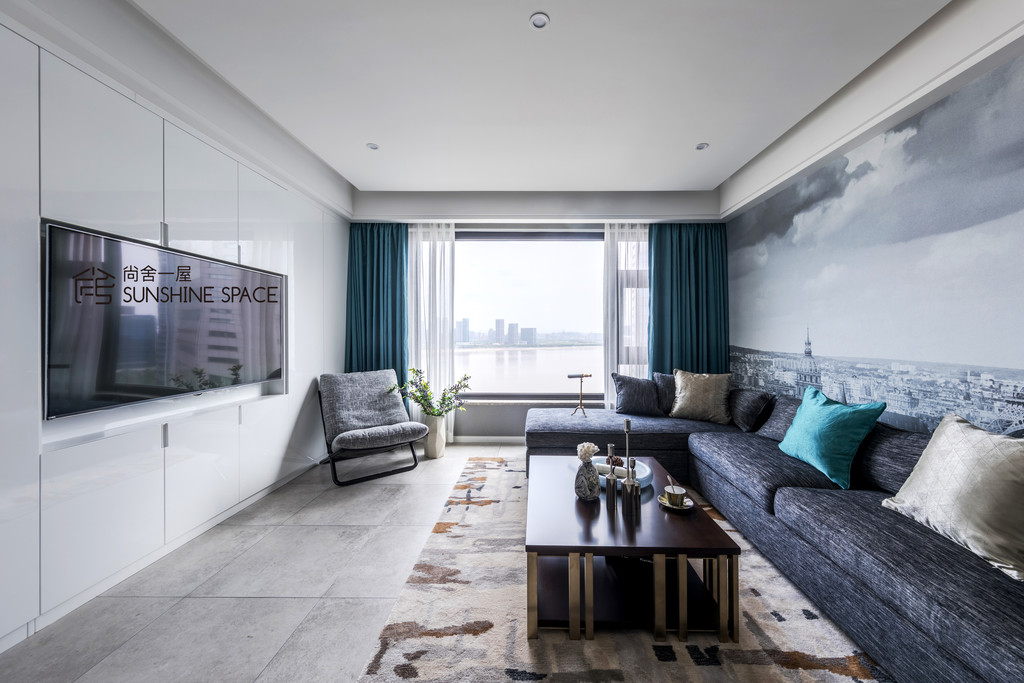 钱塘江畔的现代轻奢之家-11