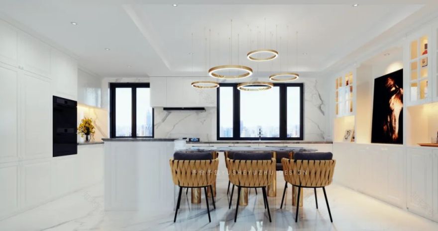 深圳 270㎡简美艺术大宅丨中国深圳丨予舍予筑空间设计(深圳)事务所-19