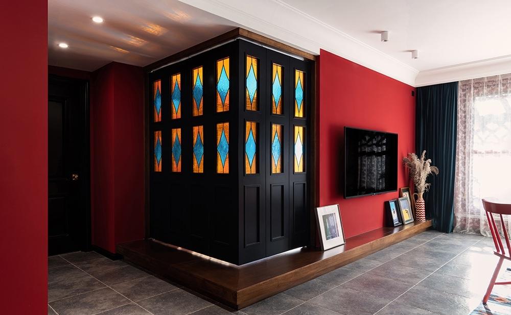 色彩冲击下的摩登复古家居设计-9