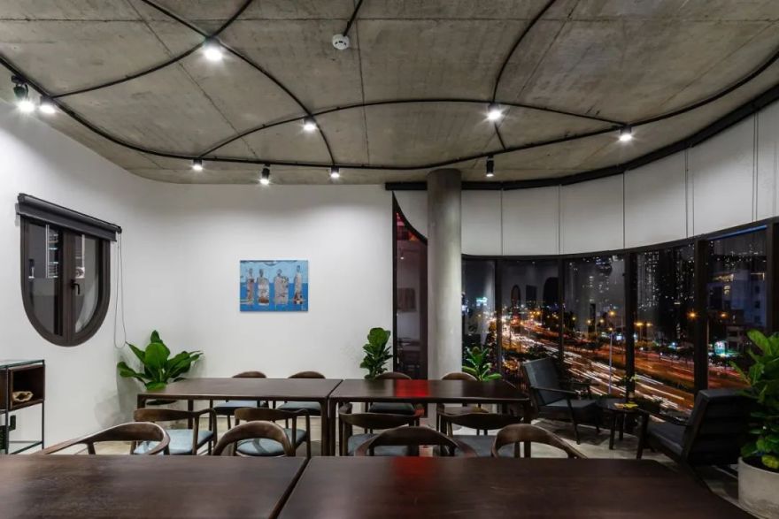 越南 420m²综合咖啡楼设计,打造自然与商业的完美融合-17