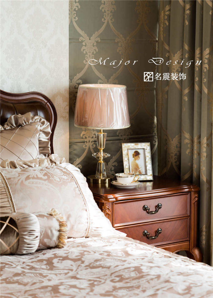 新洲花苑 130㎡美式混搭家居,自由浪漫的生活空间-18