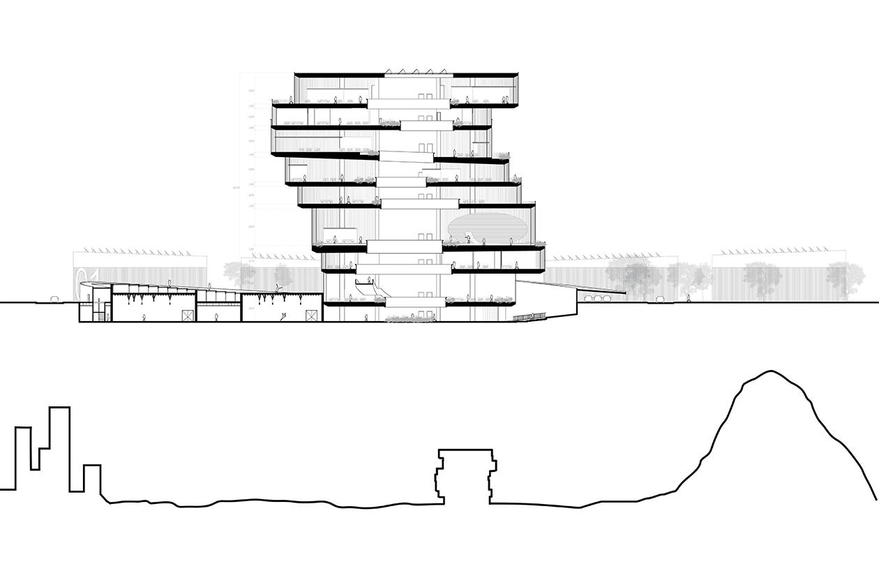 "OODA 打造的 Klan TV 新总部 | 电影卷轴般的动态建筑"-15