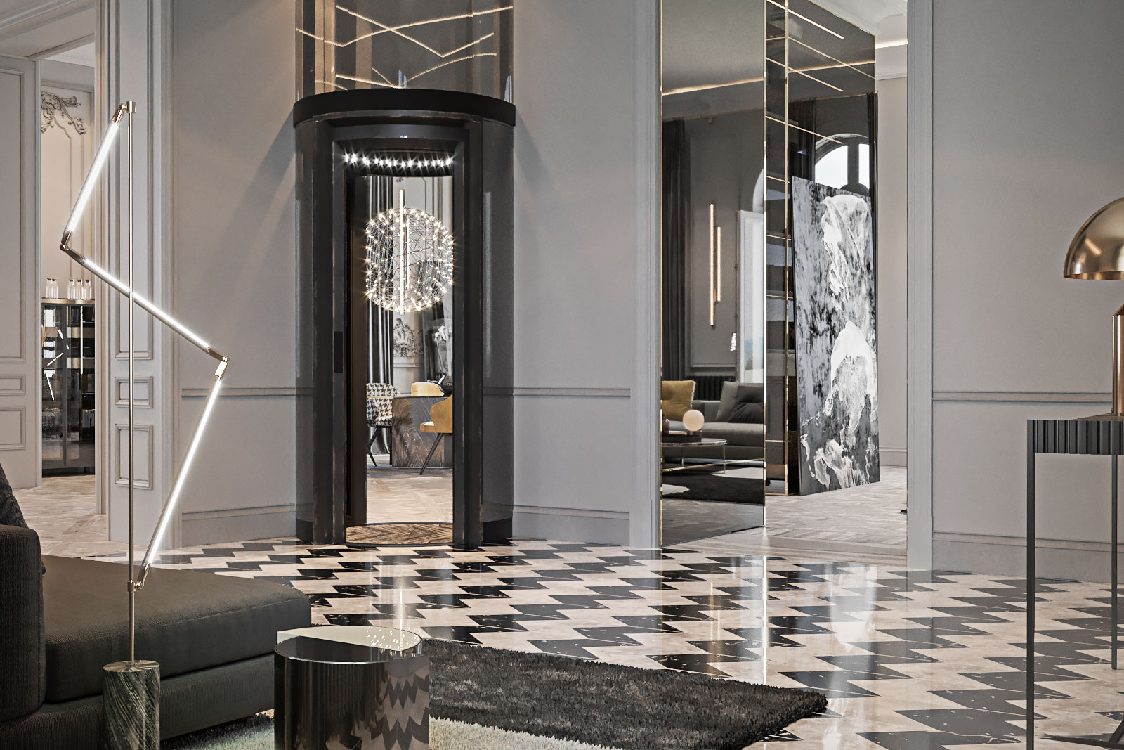 巴黎住宅设计丨法国巴黎-32