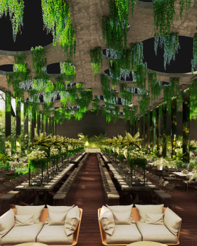 JUNGLE GREEN WEDDING