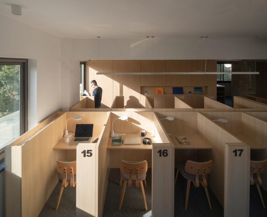 闹市独处 · 上海法租界 Isocube 独立方研习空间设计丨中国上海丨启观建筑-25