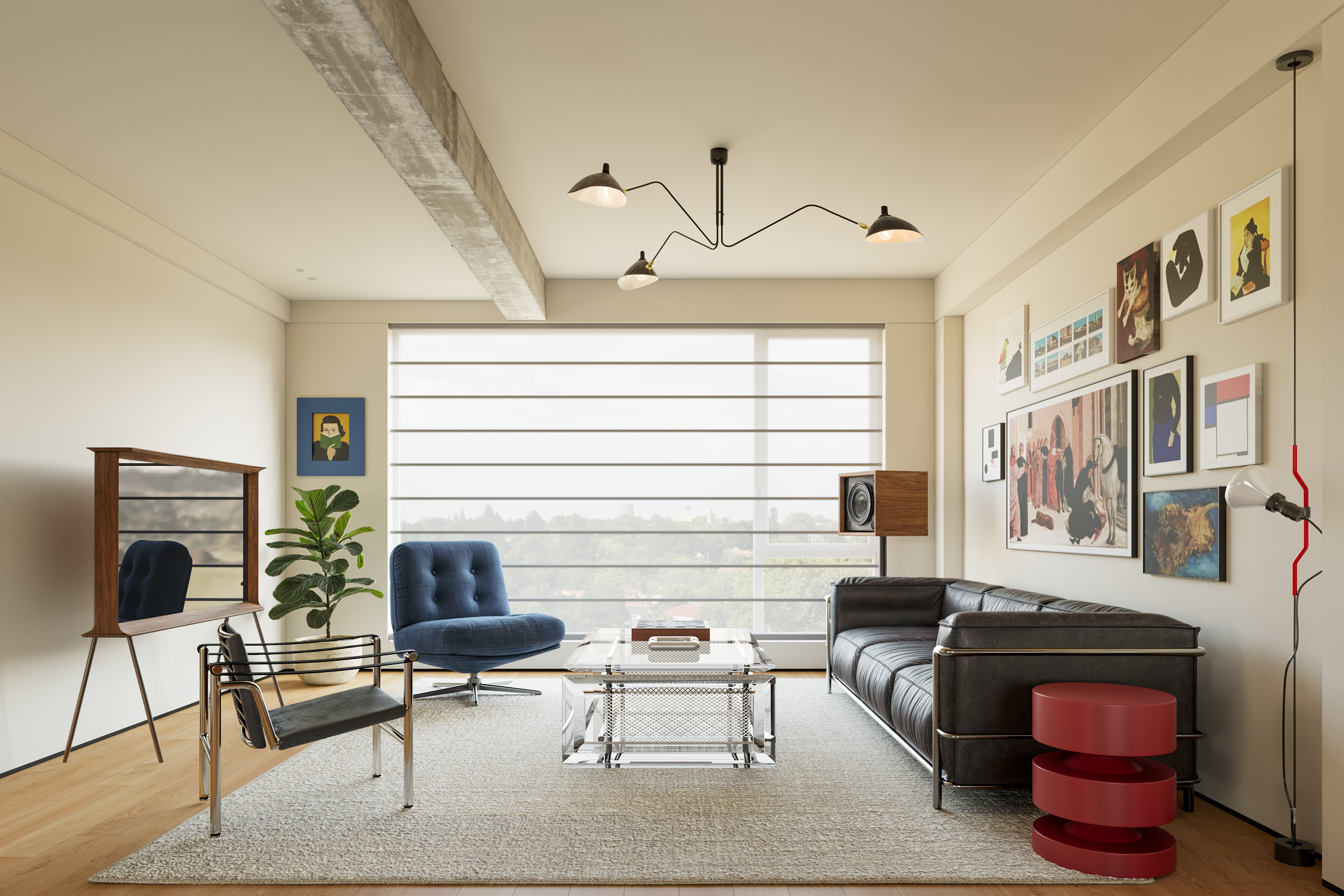 包豪斯大平层——长沙佐尚视觉-7