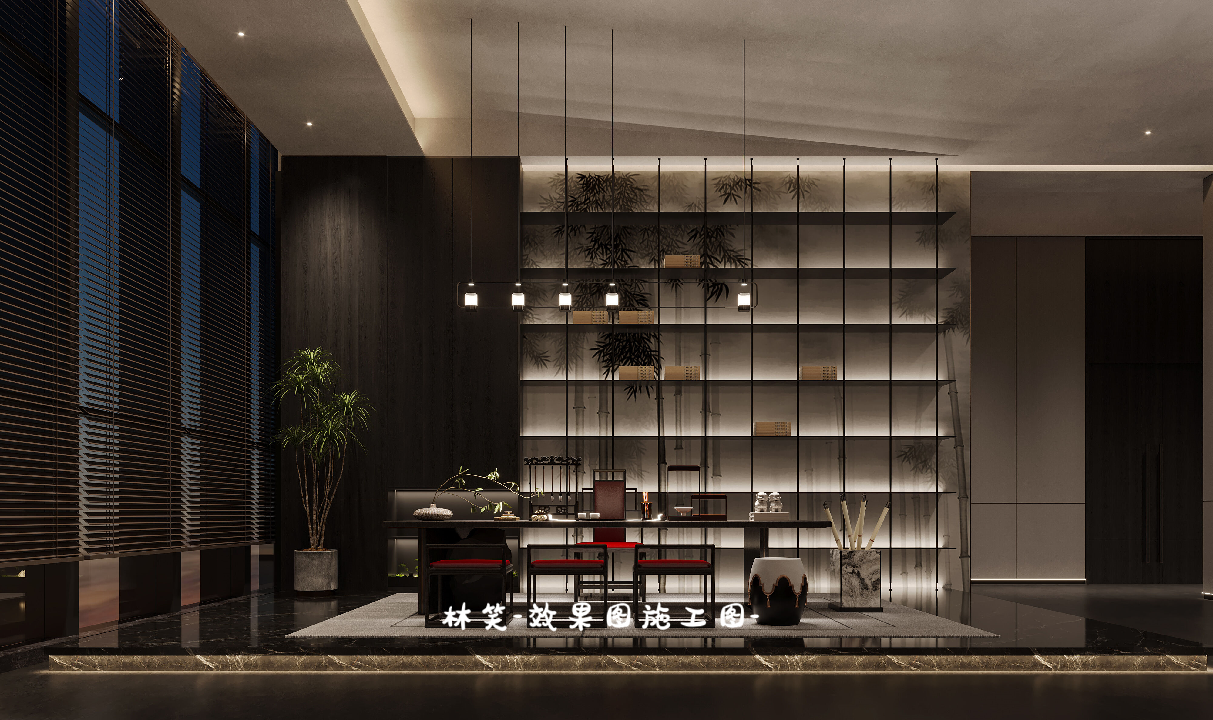 新中式私人会所，似水印月，浮生闲韵-3