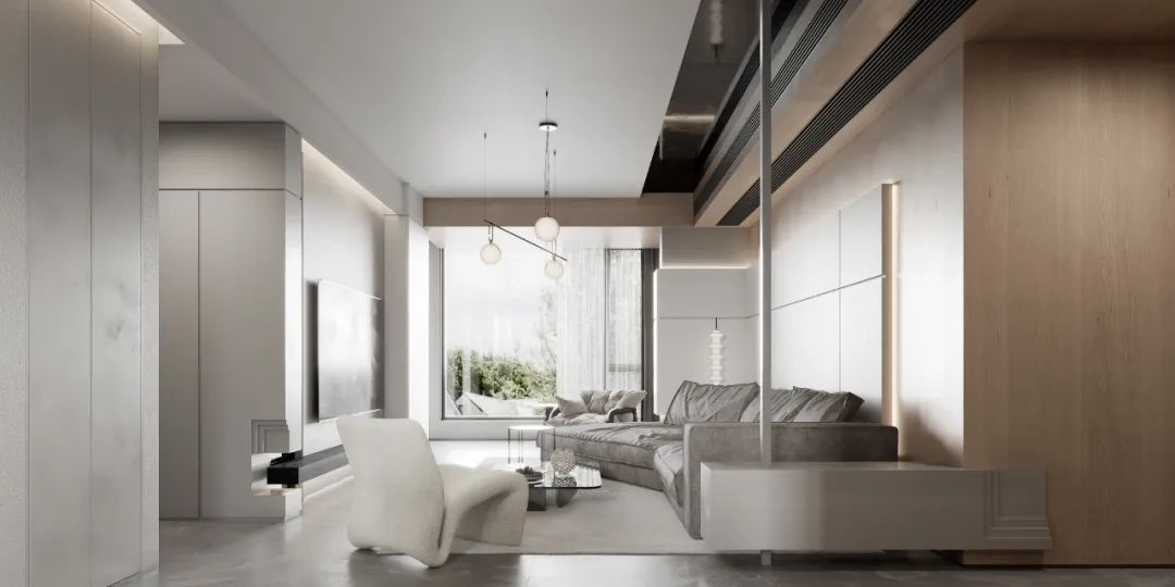 长沙 136㎡极简家居设计丨中国长沙丨周笙笙全案设计工作室-11