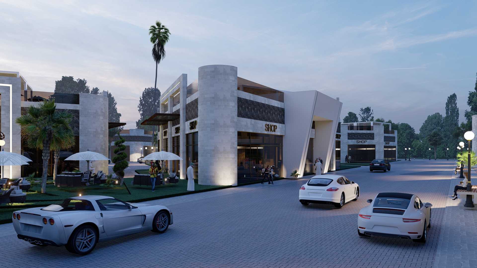 Zawaya walk mall design UAE-9