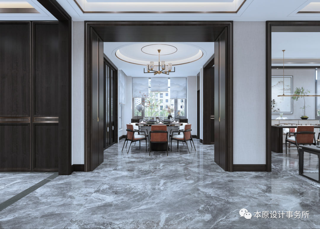 400㎡新中式别墅丨本原设计事务所-22