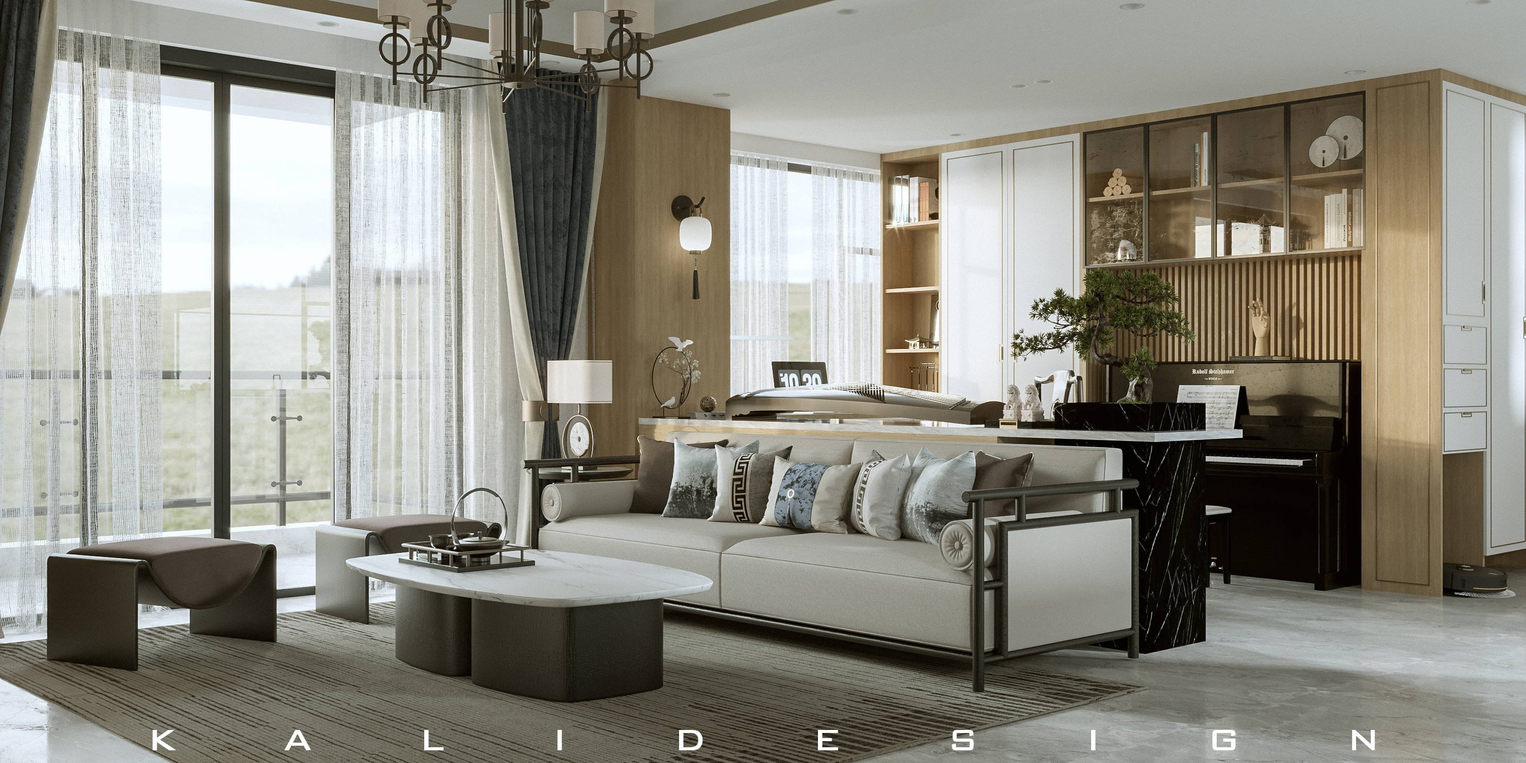 120平/新中式方案-4