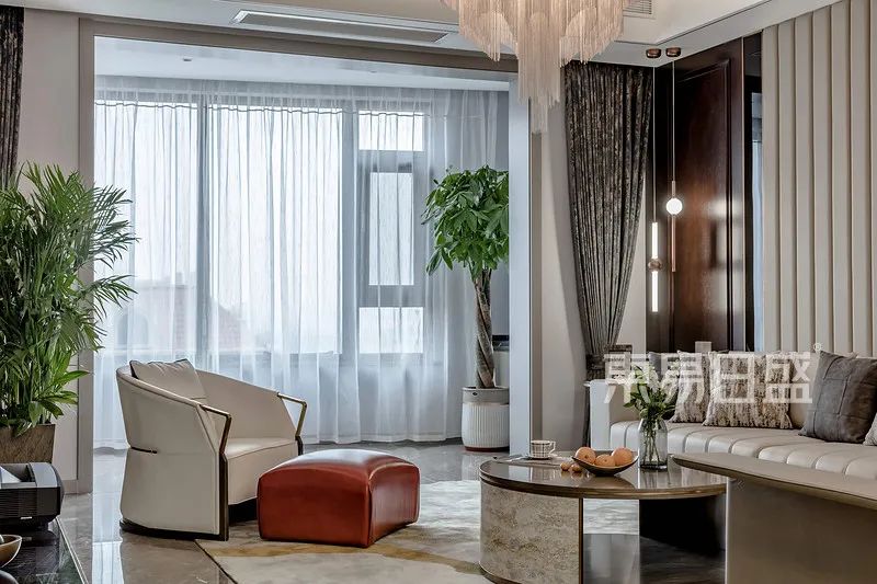 港式轻奢大平层设计-14