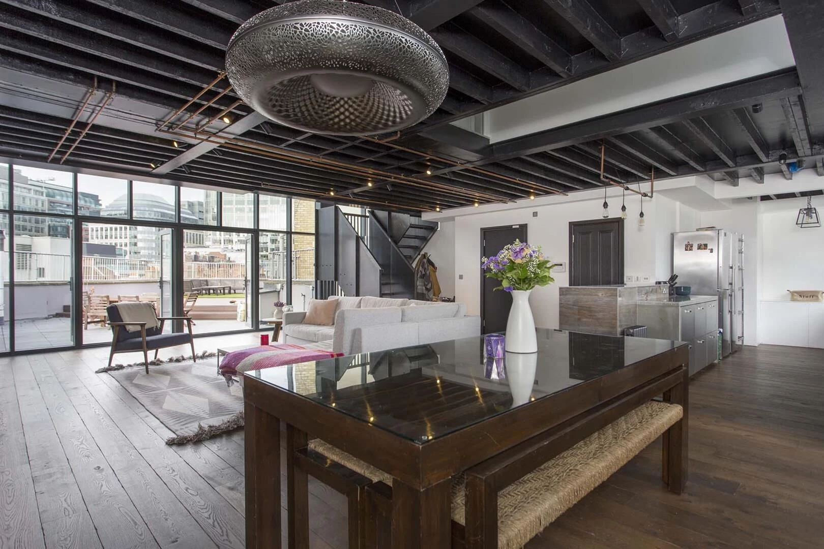 伦敦活力顶层公寓-11