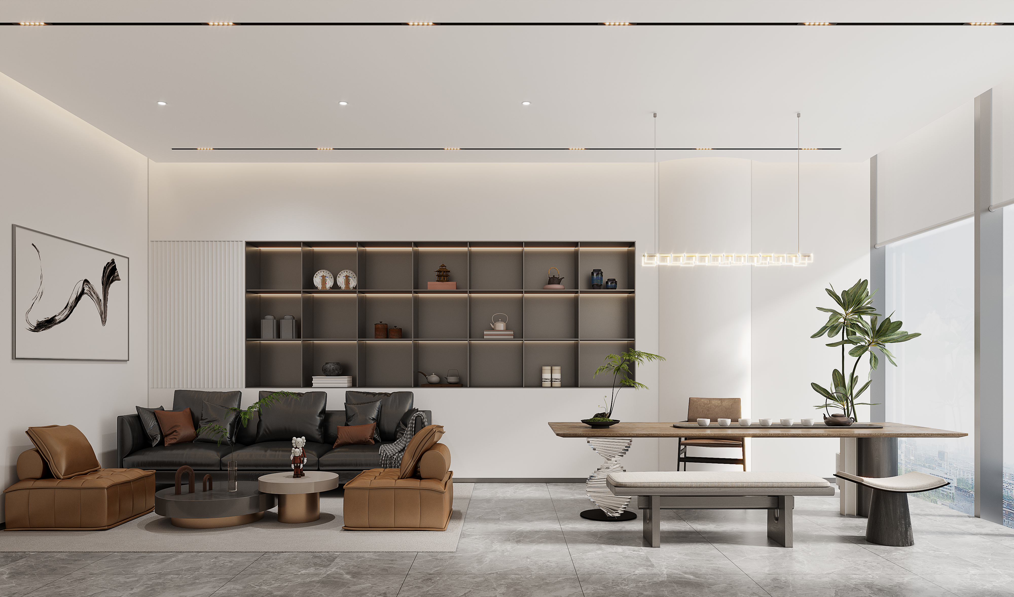 福田中洲滨海商业中心 1 栋 A 座5904 室办公室设计丨萨尔瓦多滨海-12