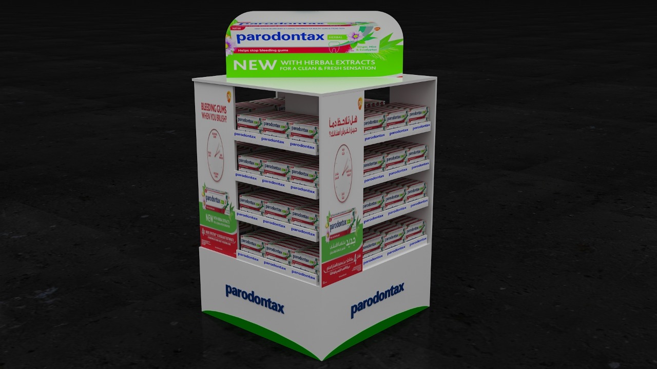 Paradontax display stand 6 options-8