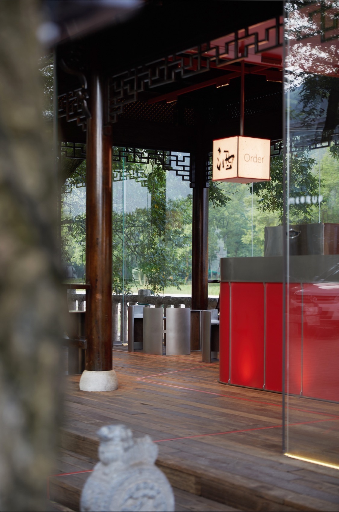 《月下赤亭》·旧景观亭的新生丨中国宣城丨舍近空间设计事务所-35