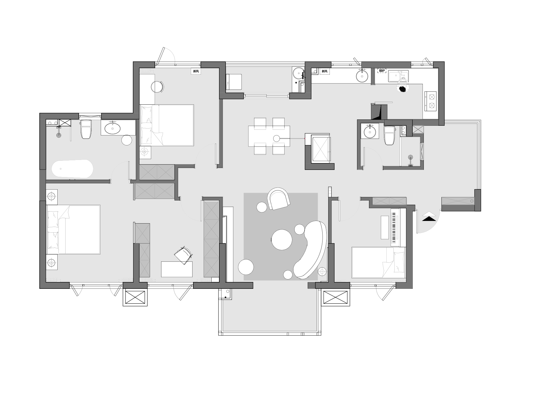 华都现代风格住宅设计丨诗享家设计-12