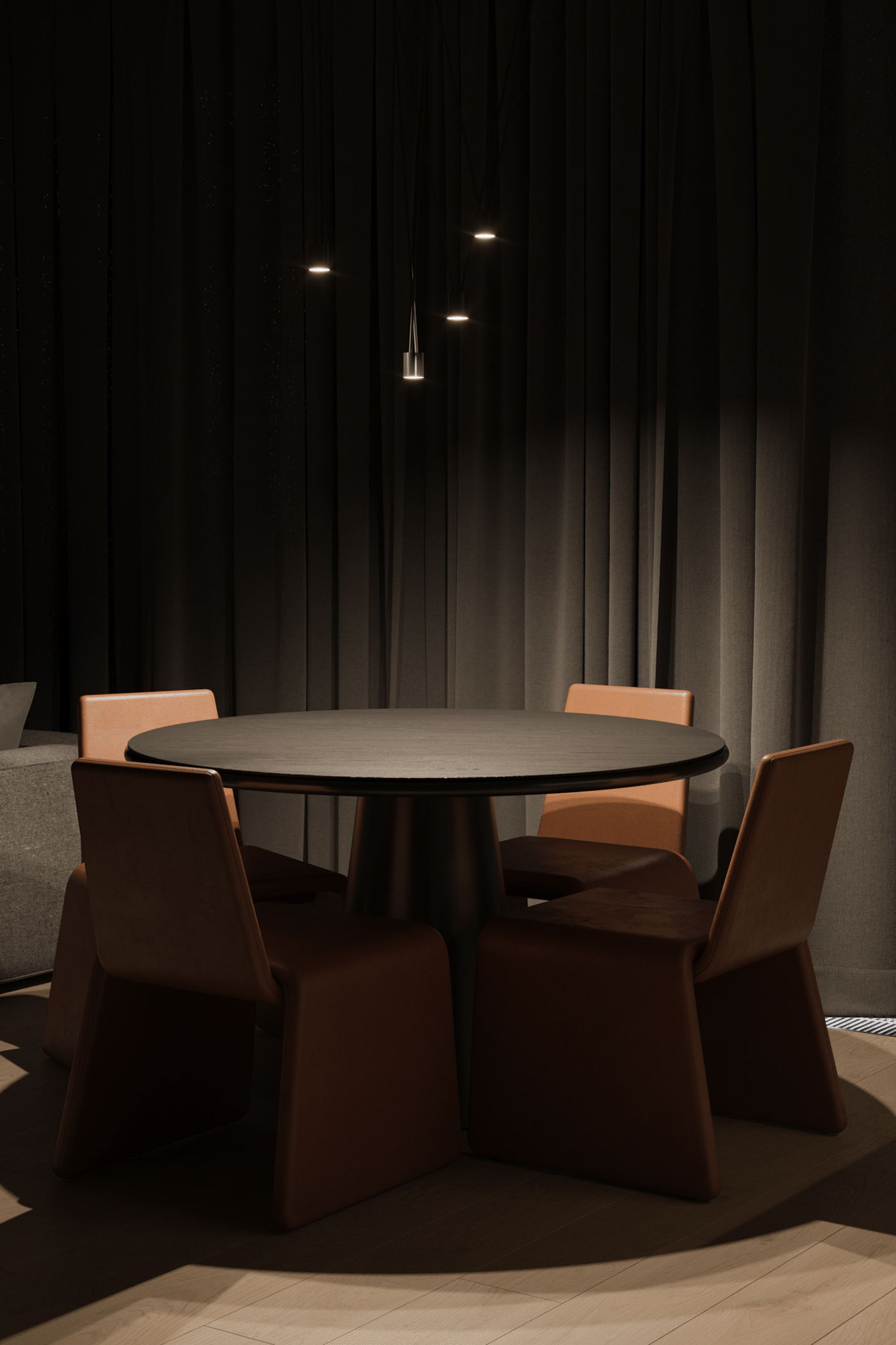 高级灰色系小空间公寓-9