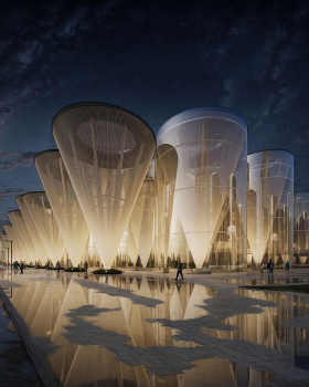 Cones of Light: Omsk Airport by KPLN | KPLN